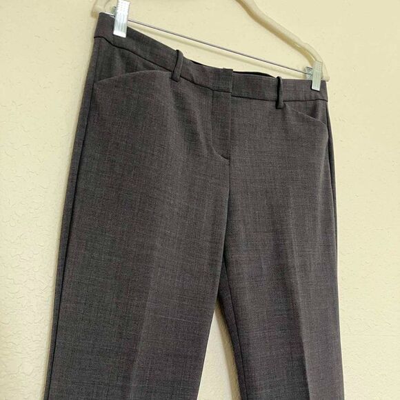 NWT Classic Theory Charcoal Gray Max 2 Urban Mid Rise Trousers Size 8 - Picture 1 of 14